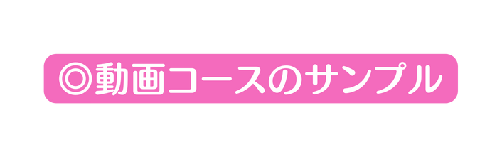 動画コースのサンプル